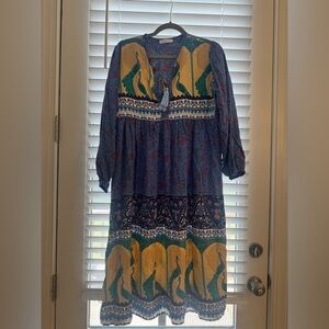 Bohemian Long Sleeve Maxi Dress